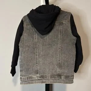Little Bipsy Hooded Denim Jacket 12-18M-NWT