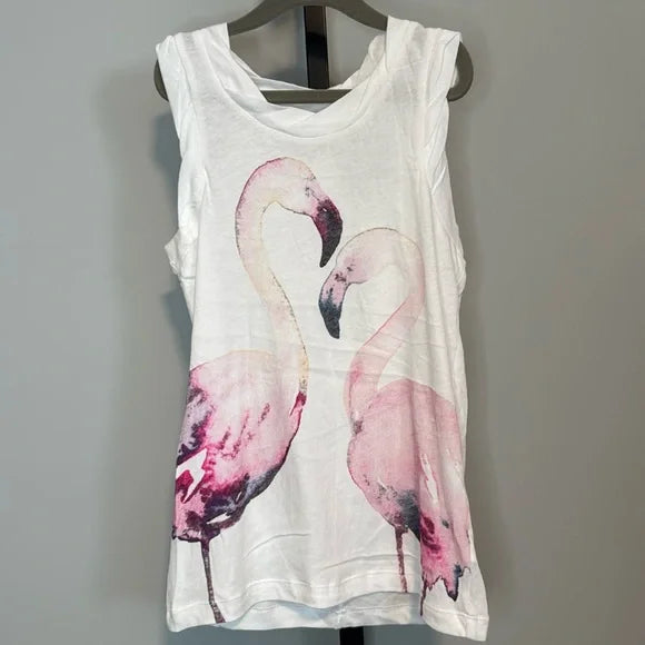 Chaser Kids Girls Flamingo Love Tank Top