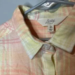 Bixby Nomad Kids Stitch Fix Plaid Button Down Top-Small
