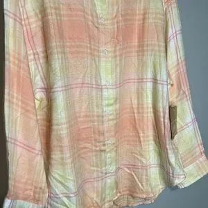 Bixby Nomad Kids Stitch Fix Plaid Button Down Top-Small