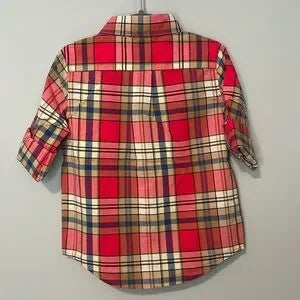 Janie and Jack Button Down Striped Top Boys-3T