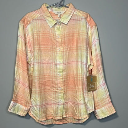Bixby Nomad Kids Stitch Fix Plaid Button Down Top-Small