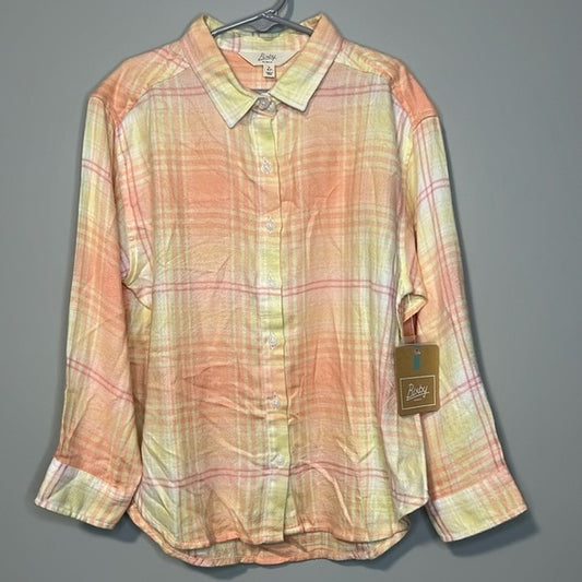 Bixby Nomad Kids Stitch Fix Plaid Button Down Top-Small