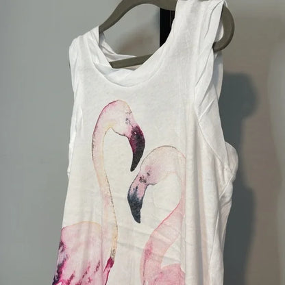 Chaser Kids Girls Flamingo Love Tank Top