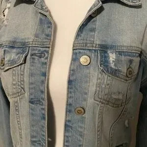 Hollister Co. Denim Jean Jacket Women-Small